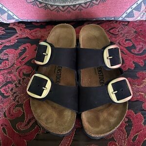 Birkenstock Arizona Big Buckle in black